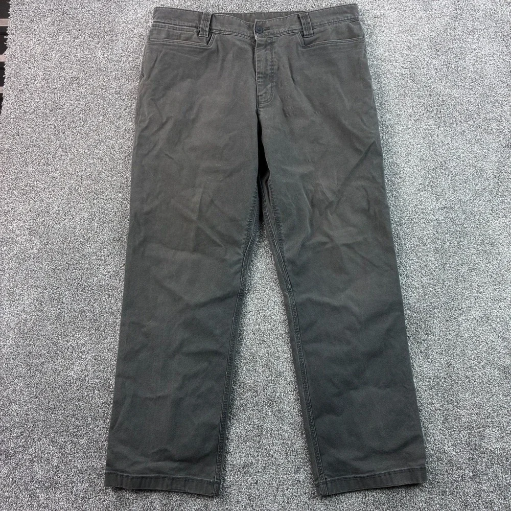 The North Face Pants Mens 38x30 Gray Utility Cotton Blend Outdoor Chino Hiking